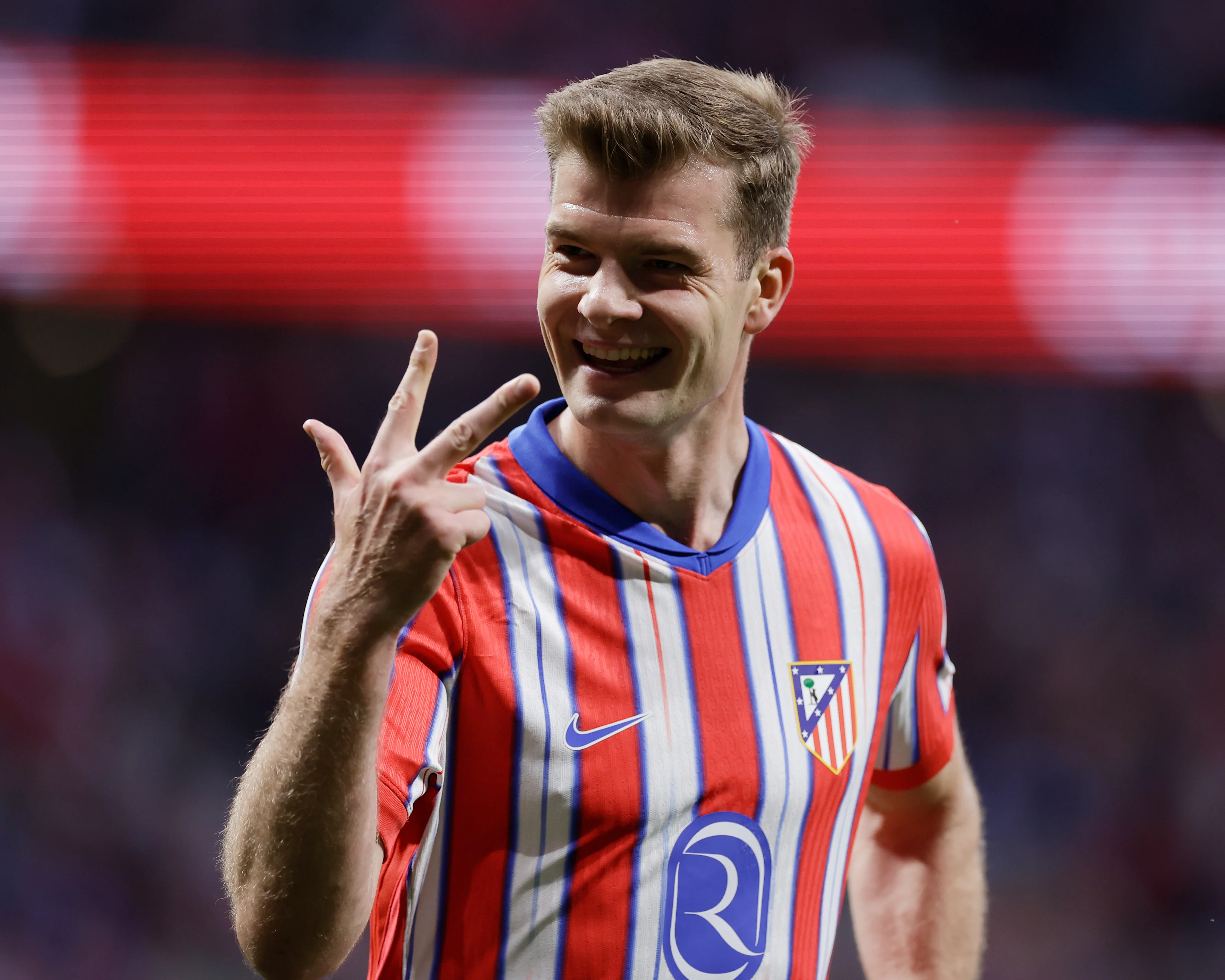 European football Sørloth hits four minute hat trick for Atlético Madrid